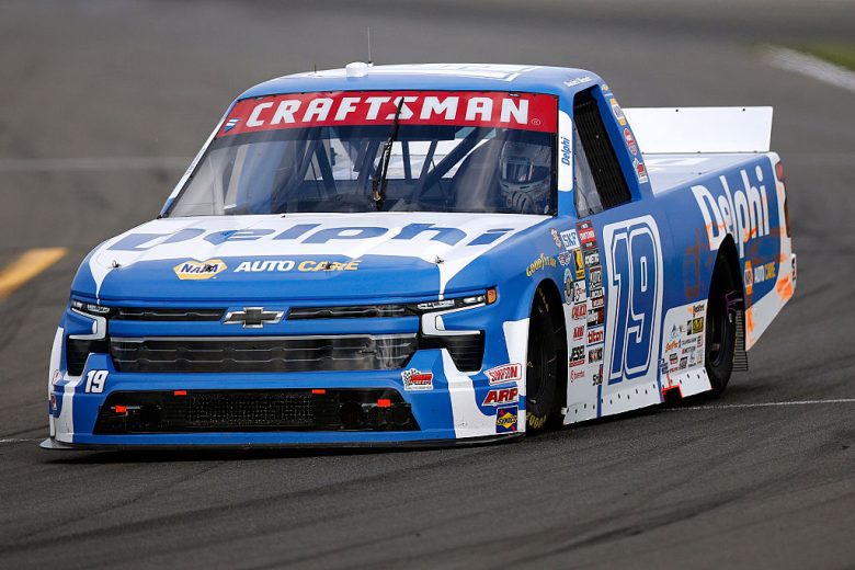 Daniel Hemric drives at Watkins Glen.