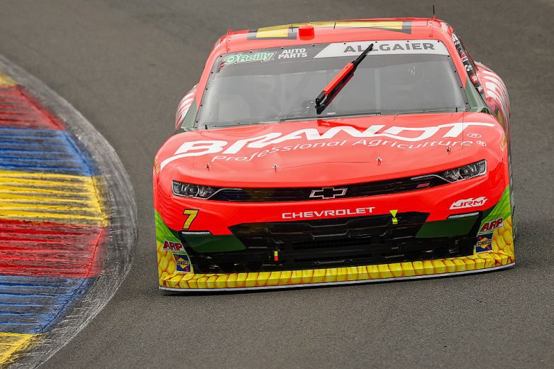 Justin Allgaier drives at Watkins Glen.