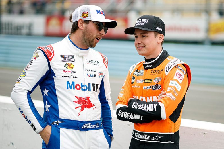 Chase Briscoe and Christopher Bell talk.