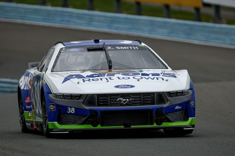 Zane Smith drives at Watkins Glen.