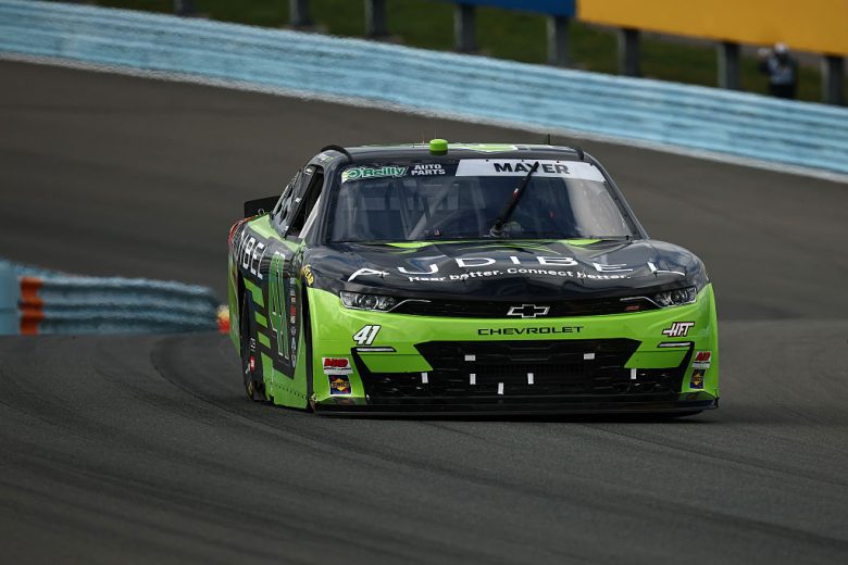 Sam Mayer drives at Watkins Glen.