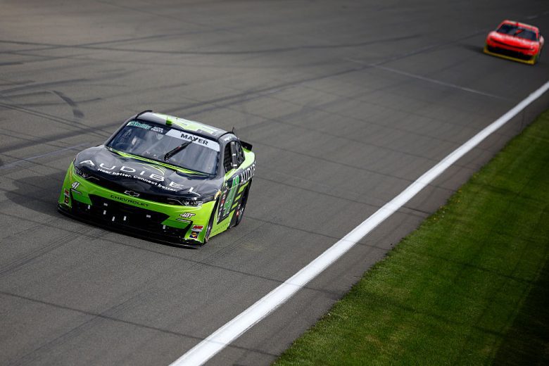 Sam Mayer drives at Watkins Glen.