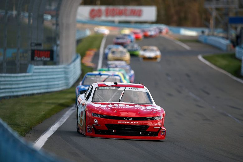 Jesse Love drives at Watkins Glen.