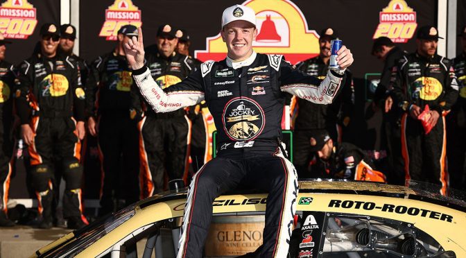 Featured Image for Connor Zilisch passes Love in final corner to win O’Reilly thriller at Watkins Glen