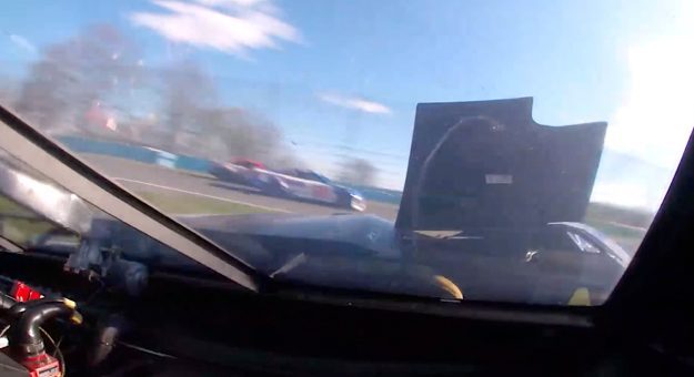 Ware's Watkins Glen crash from inside the car