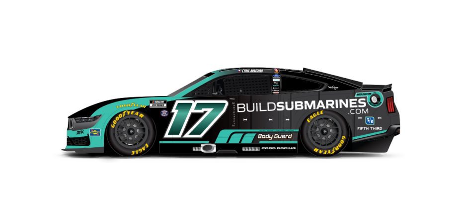 Chris Buescher's car for Dover.