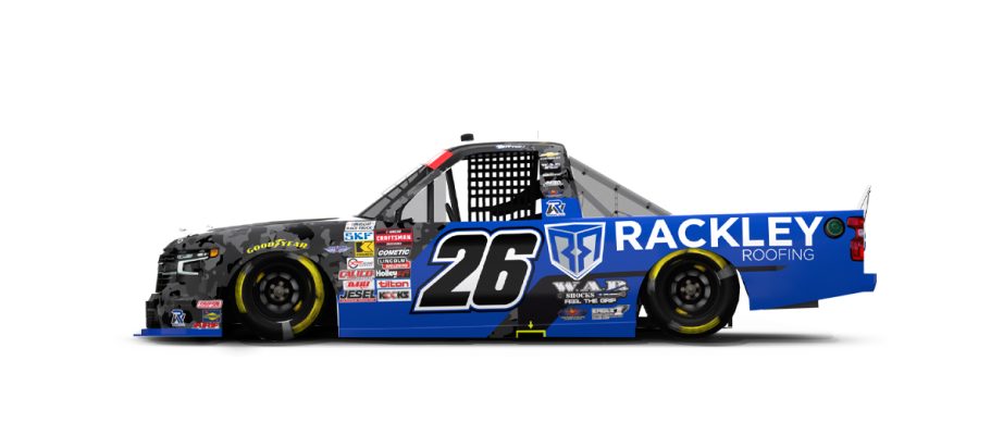 Dawson Sutton's truck for Dover.