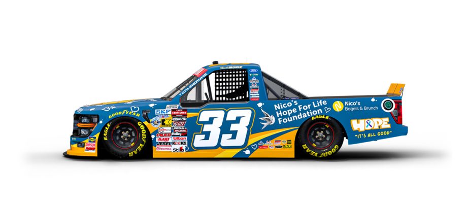 Frankie Muniz's truck for Dover.