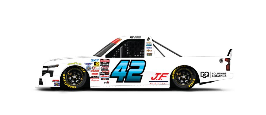 Parker Eatmon's truck for Dover.