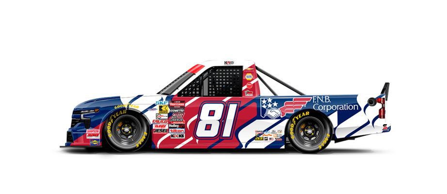 Kris Wright's truck for Dover.