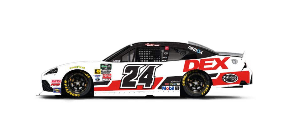Harrison Burton's car for Dover.