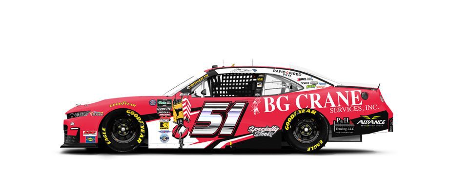 Jeremy Clements' car for Dover.