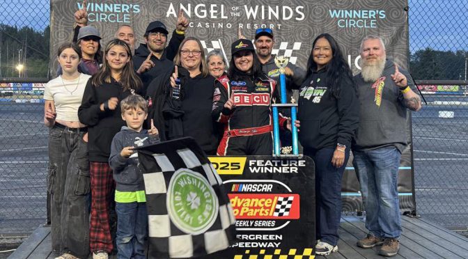 Featured Image for Mackenzie Deitz Repin’s heart lies in Figure 8 racing at Evergreen Speedway