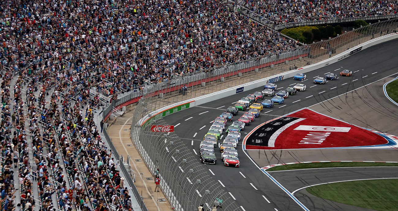 nascar at charlotte motor speedway
