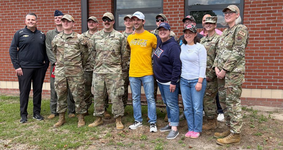 daniel suárez and ryan sparks at seymour johnson air force base