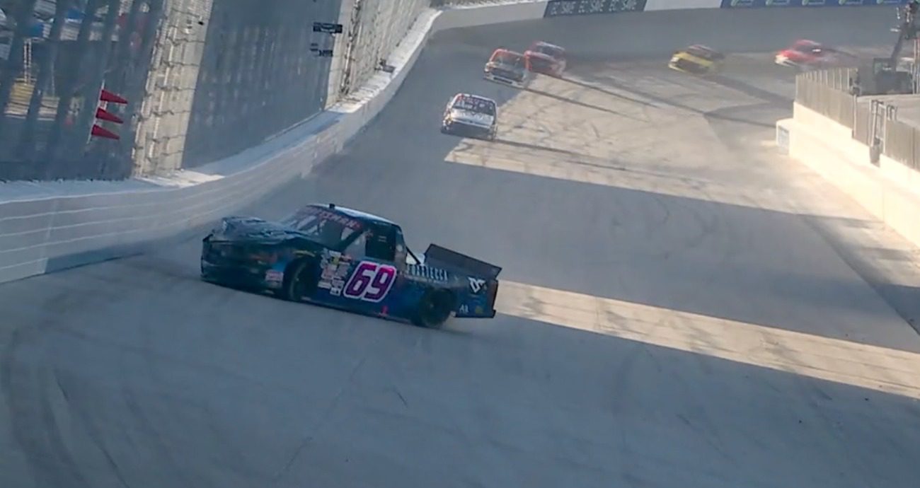 Promo Image for Dystany Spurlock crashes in Truck Series debut