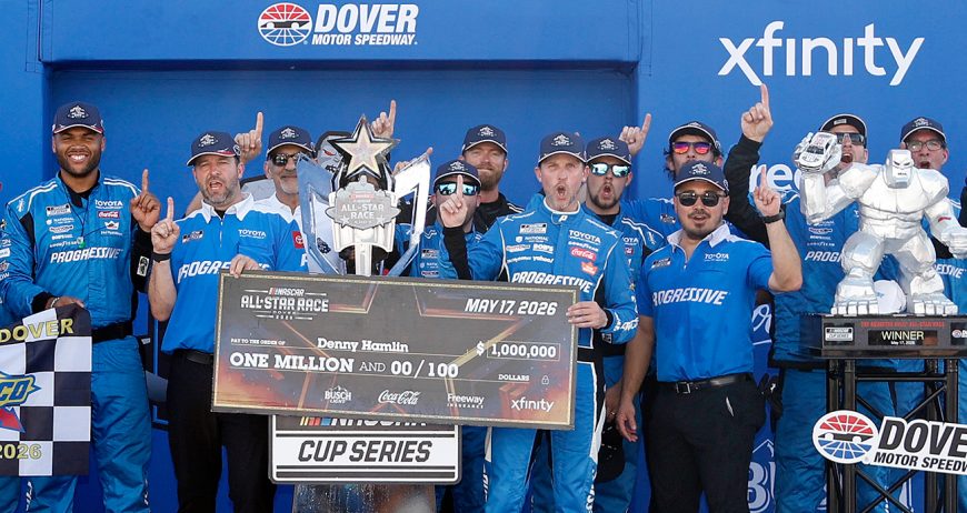 denny hamlin wins the nascar all-star race at dover Click to read Monster millionaire!