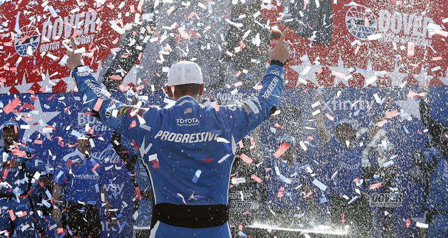 hamlin celebrates