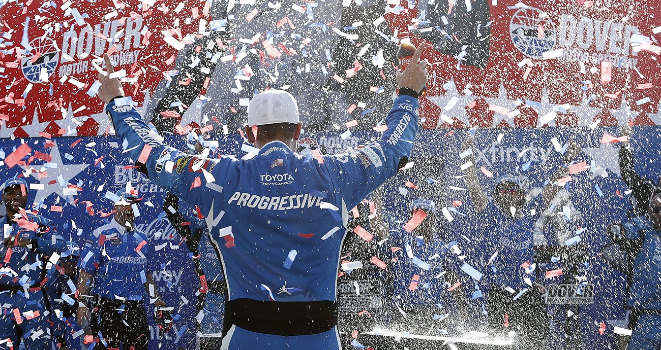 hamlin celebrates