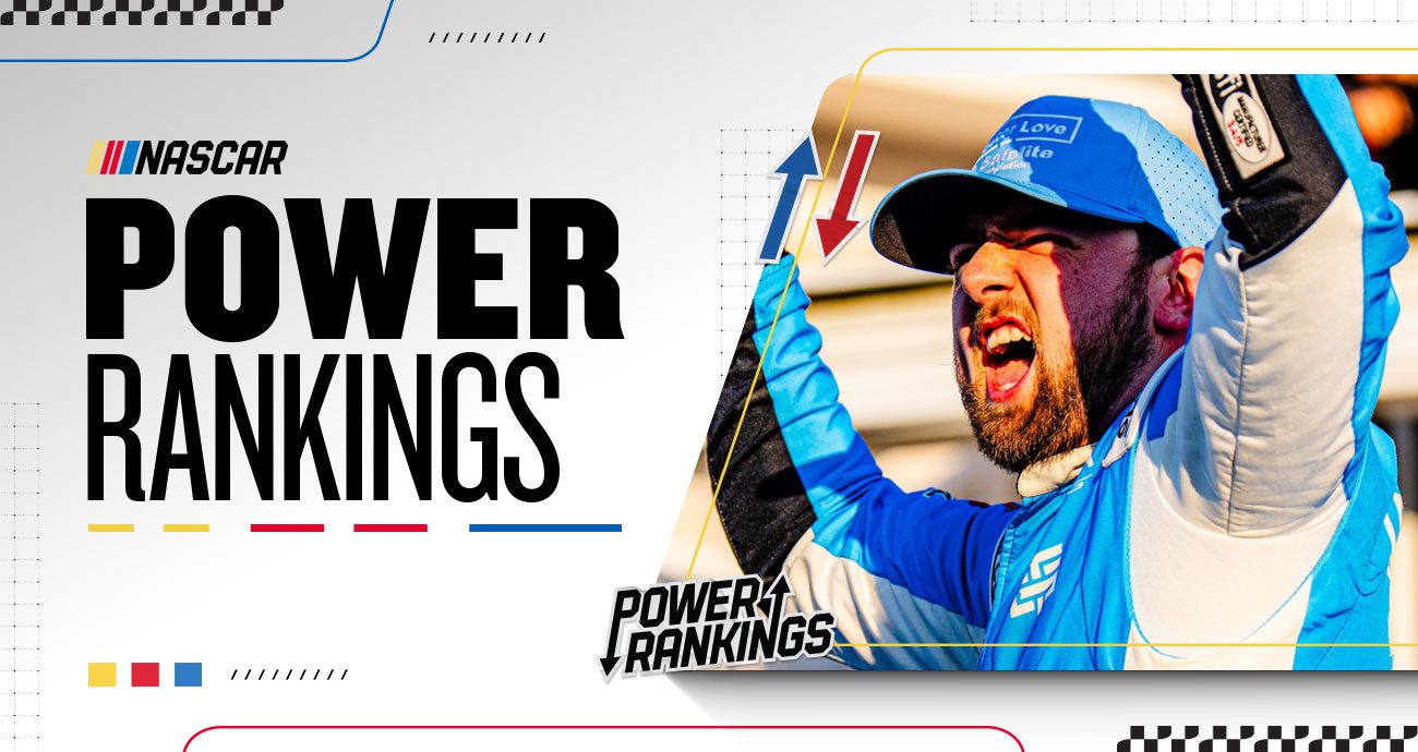 A Power Rankings graphic depicting Kaden Honeycutt celebrating.