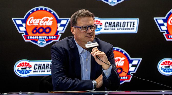 Featured image for NASCAR CEO Steve O’Donnell reflects on Kyle Busch: ‘Defines what it means to be a racer’