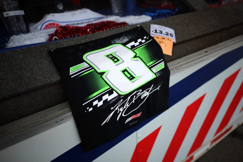 A view of a Kyle Busch shirt.