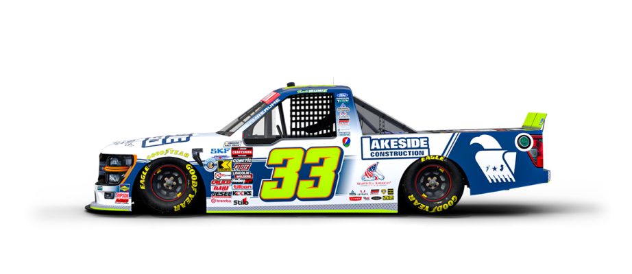 A graphic depicting the No. 33 Ford.