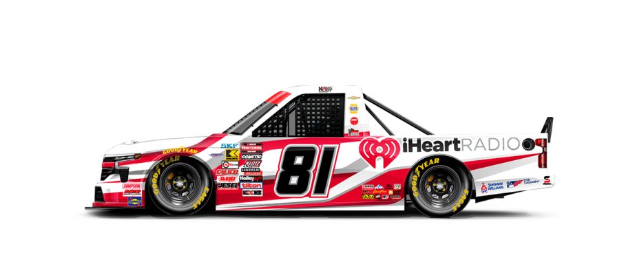A graphic depicting the No. 81 Chevrolet.