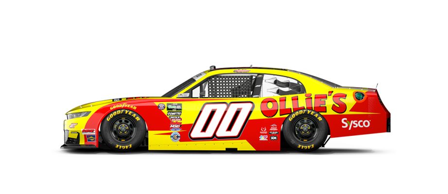 A graphic depicting the No. 00 Chevrolet.