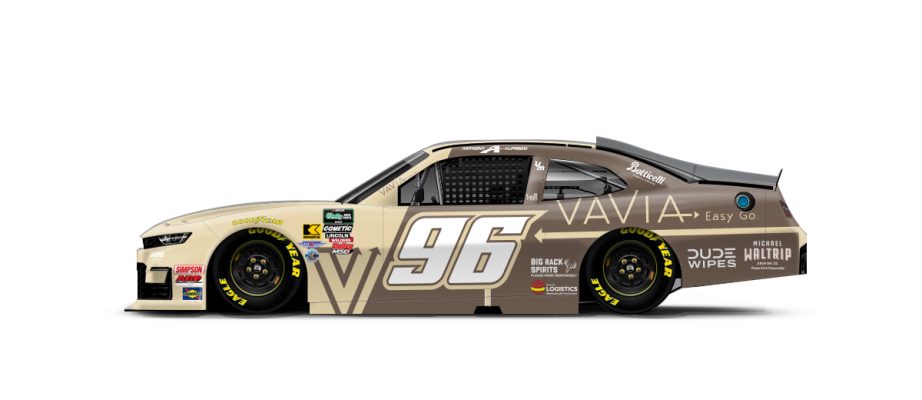 A graphic depicting the No. 96 Chevrolet.