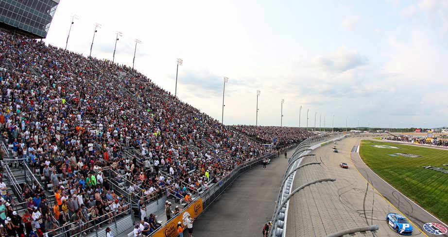 a general shot of nashville superspeedway
