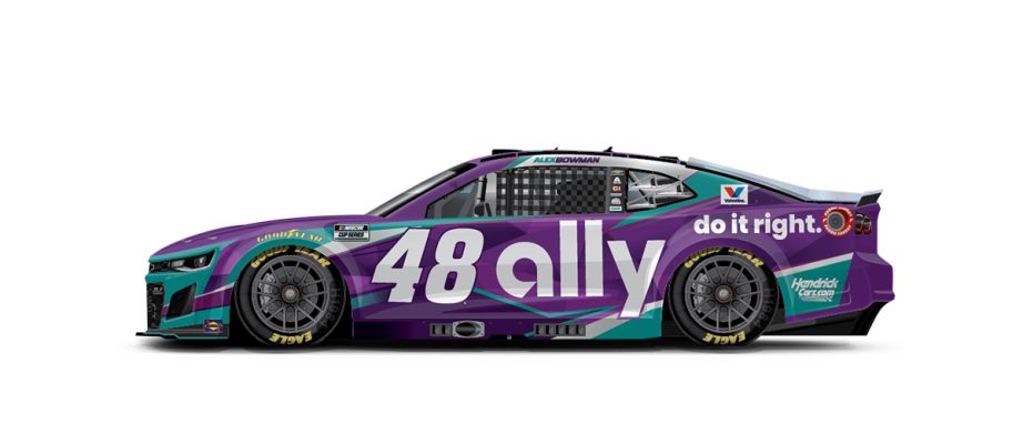 A graphic depicting the No. 48 Chevrolet.