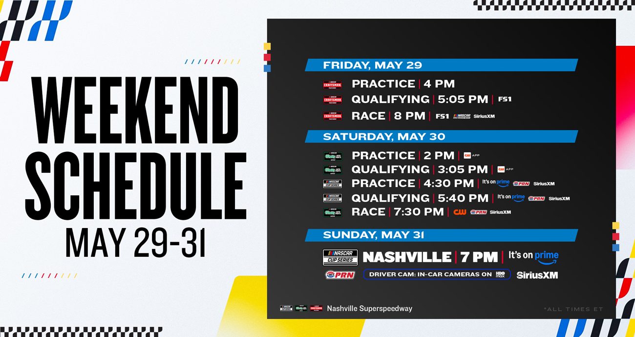 Nashville Superspeedway’de 2026 Yarış Takvimi Açıklaması