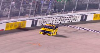 Riggs wins Stage 1 of Nashville Truck race