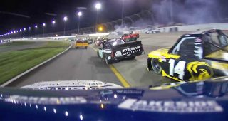 Ride along with Muniz as Love, Garcia crash ahead