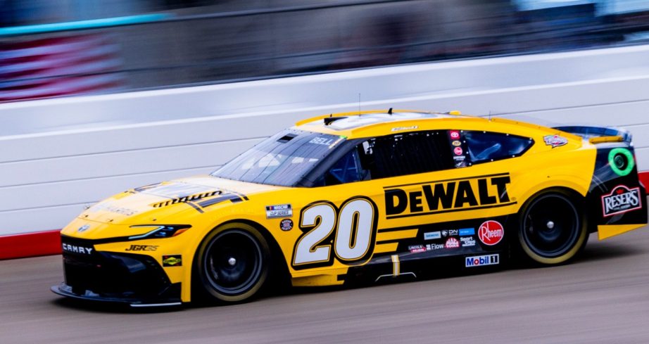 Christopher Bell turns the fastest laps during Cup Series practice at Nashville Superspeedway.