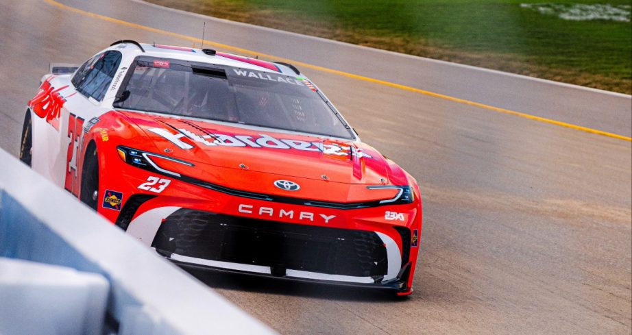 Bubba Wallace drives No. 23 Hardee's Toyota