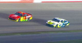 Allgaier prevails over Crews in close lead battle