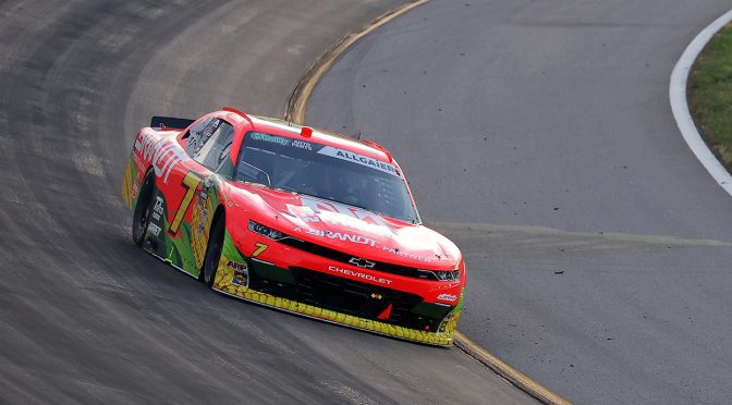 Featured Image for Allgaier passes Crews late for O’Reilly Series win at Nashville