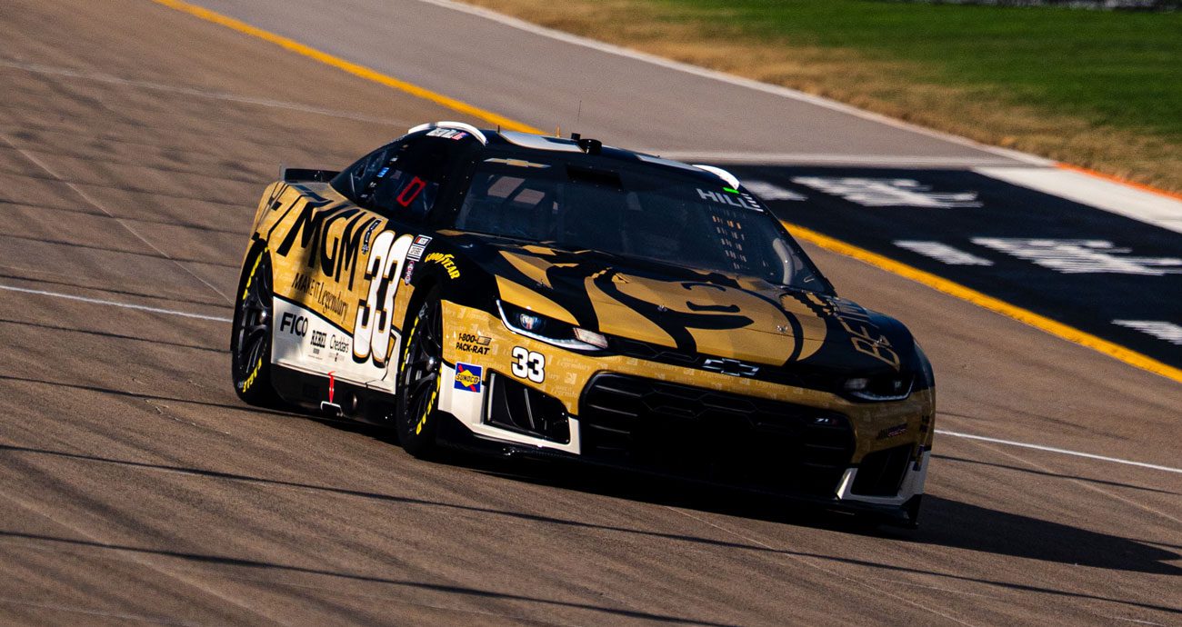 Austin Hill drives the No. 33 Chevrolet for Richard Childress Racing at Nashville.
