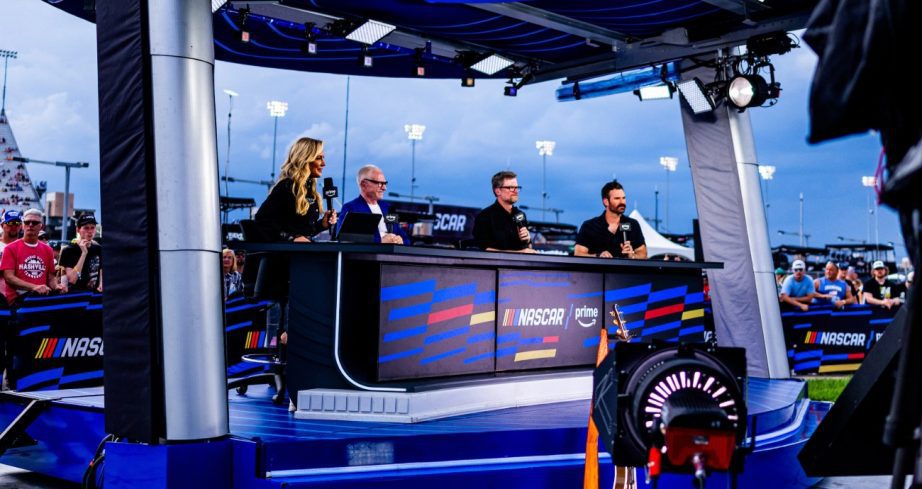 View of the broadcast desk at Nashville.