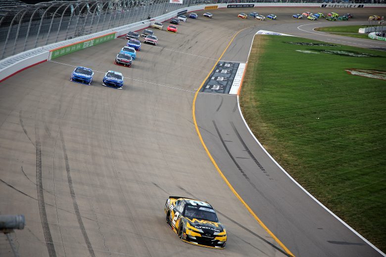 Jesse Love continues to lead the field at Nashville.