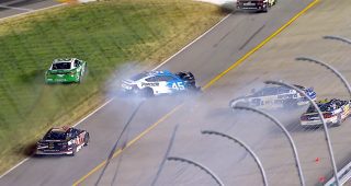 Promo Image for Elliott, Reddick tangle after checkered flag flies in Nashville