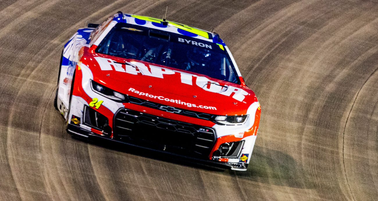 William Byron drives at Nashville.