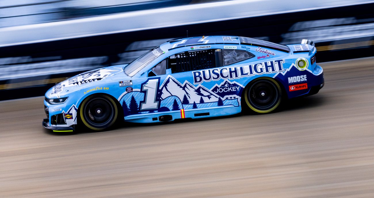 Ross Chastain drives at Nashville.
