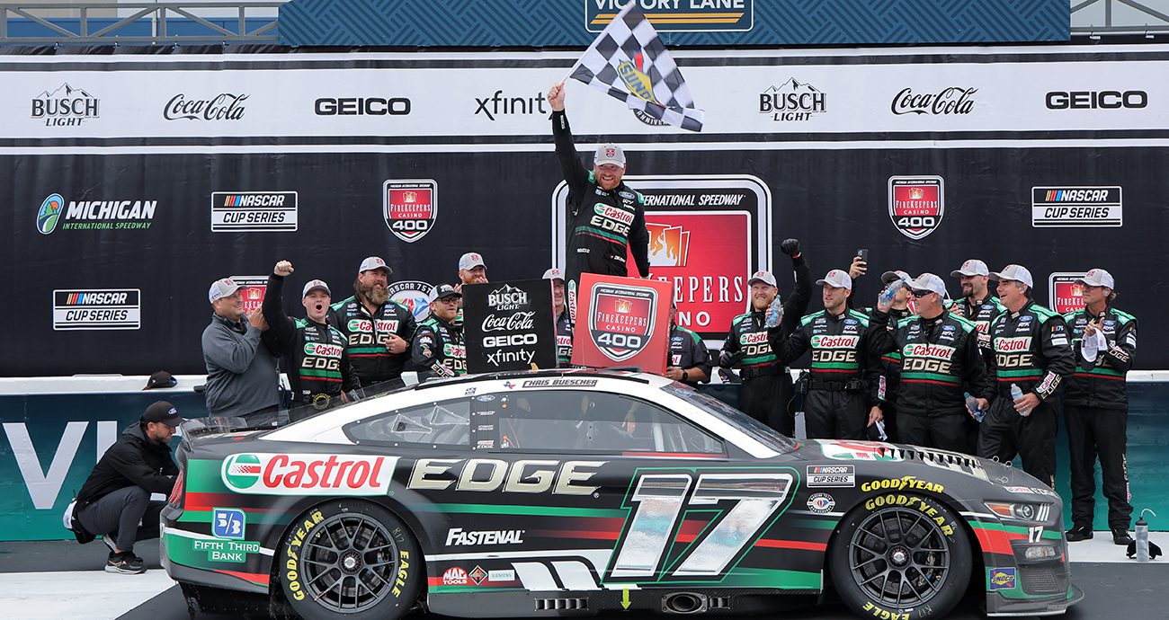 chris buescher wins michigan in 2023