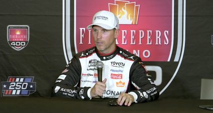 Hamlin explains why pole-winning car will start at rear