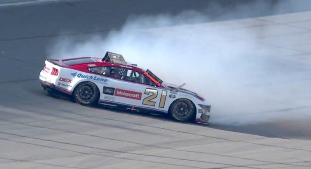 Berry spins out during Michigan qualifying