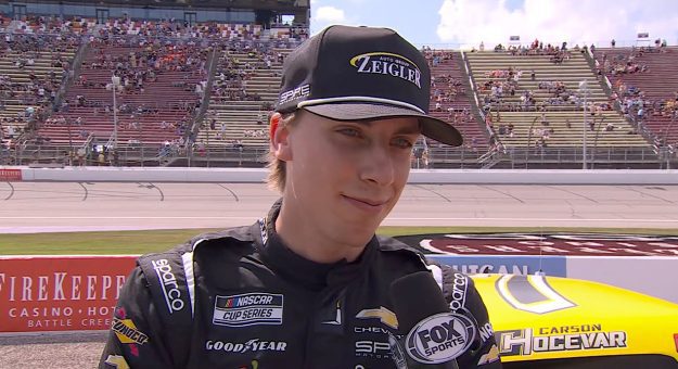 Hocevar wishes he had 'full power' in P3 Michigan finish