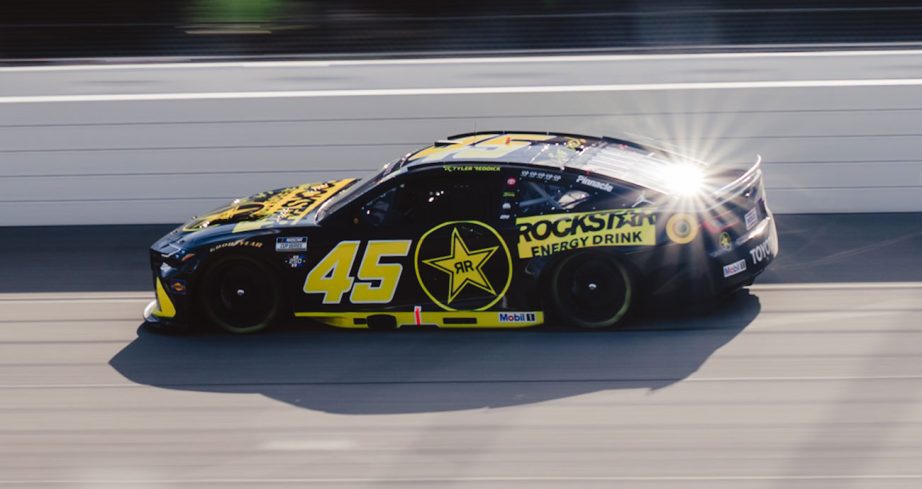 Tyler Reddick drives at Michigan.